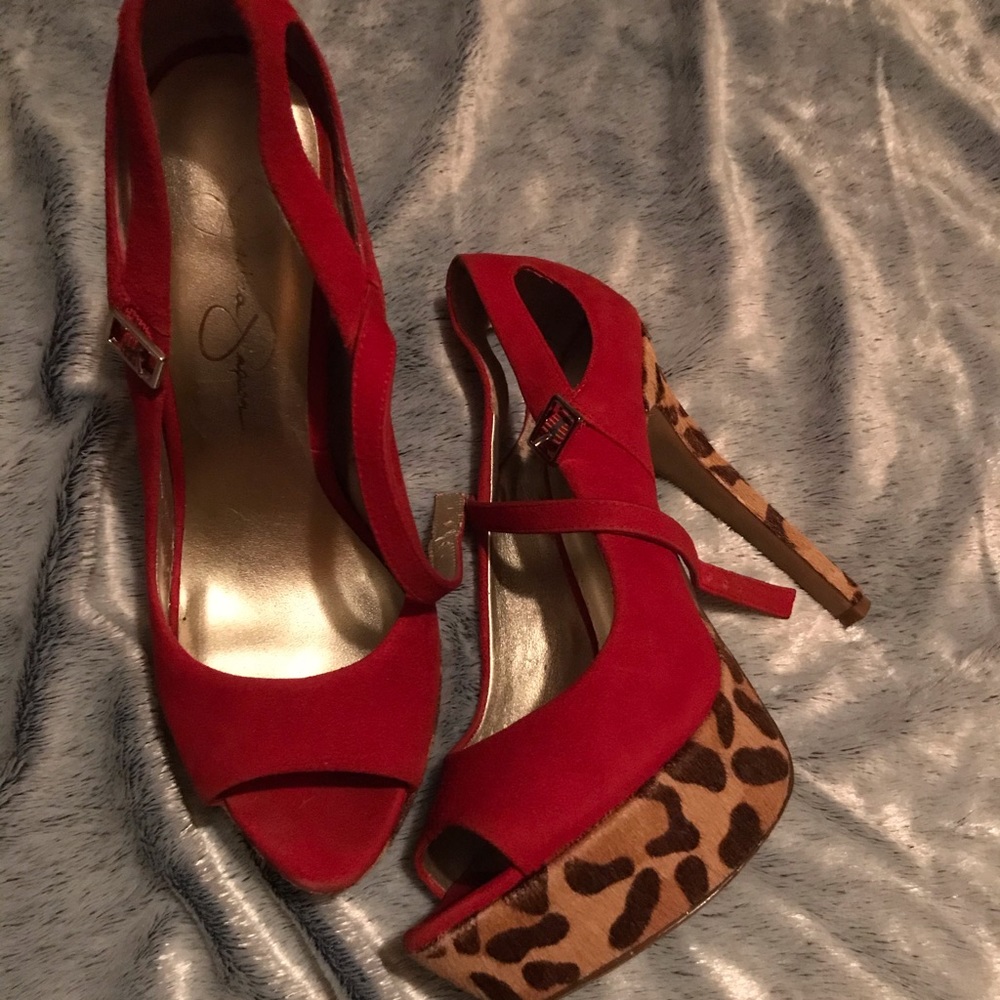 printed heels
